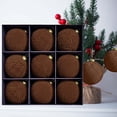 thumbnail image 1 of Colgante de decoración para árbol de Navidad con bolas de Navidad, 9 piezas, bolas de Navidad flocadas, 1 of 5