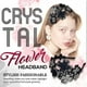 thumbnail image 1 of Diademas para mujer, diadema cuadrada con flores de cristal, accesorio para el cabello con cristales brillantes, pinza para el cabello., 1 of 4