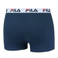 thumbnail image 3 of Fila Men's Boxer Shorts, Pack Of 2 - Cotton, Plain Navy Xl (X-Large), 3 of 3
