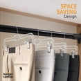 thumbnail image 2 of Perchas para pantalones y faldas Hanger Central Premium, 35 cm, paquete de 12, 2 of 9