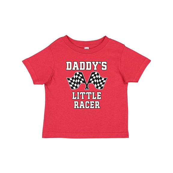 Inktastic Racing Daddy Little Racer Boys Baby T-Shirt