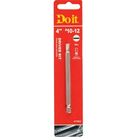 

Do it #10-12 Slotted 4 In. Power Screwdriver Bit