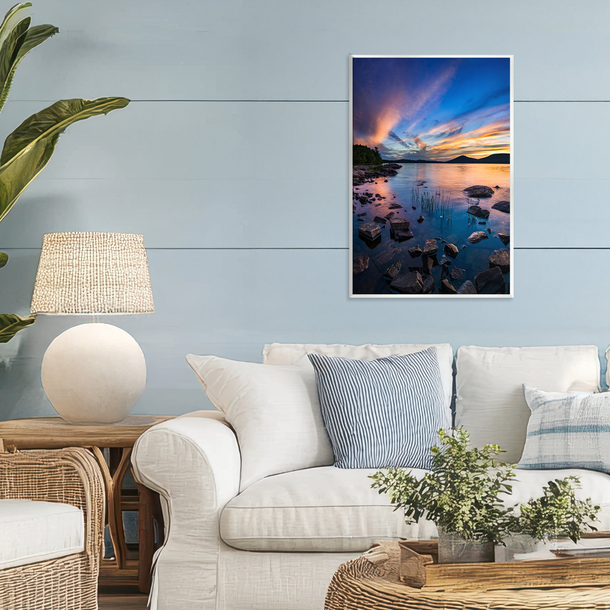 Stupell Industries Sunrise on Piseco Lake Wall Plaque Art, design by Jonathan Zaharek