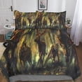 thumbnail image 5 of Strange Creatures Printed Bedding Set,legendary Animals Duvet Cover,microfiber Bedding Set,pillowcase With Zipper,pieces For A 135*200 Cm, 5 of 5