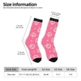 thumbnail image 6 of Uemuo Cartoon Pigs and Hearts Pattern Women's Crew Socks, Soft Durable Breathable Moisture-Wicking with Odor Control Cotton socks, 6 of 9