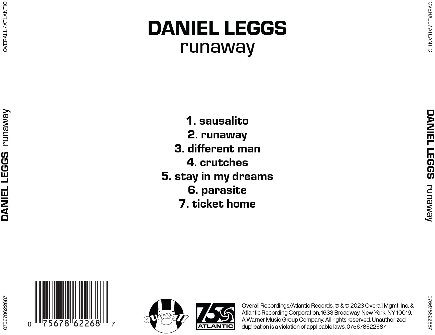 Daniel Leggs - Runaway - Music & Performance - CD