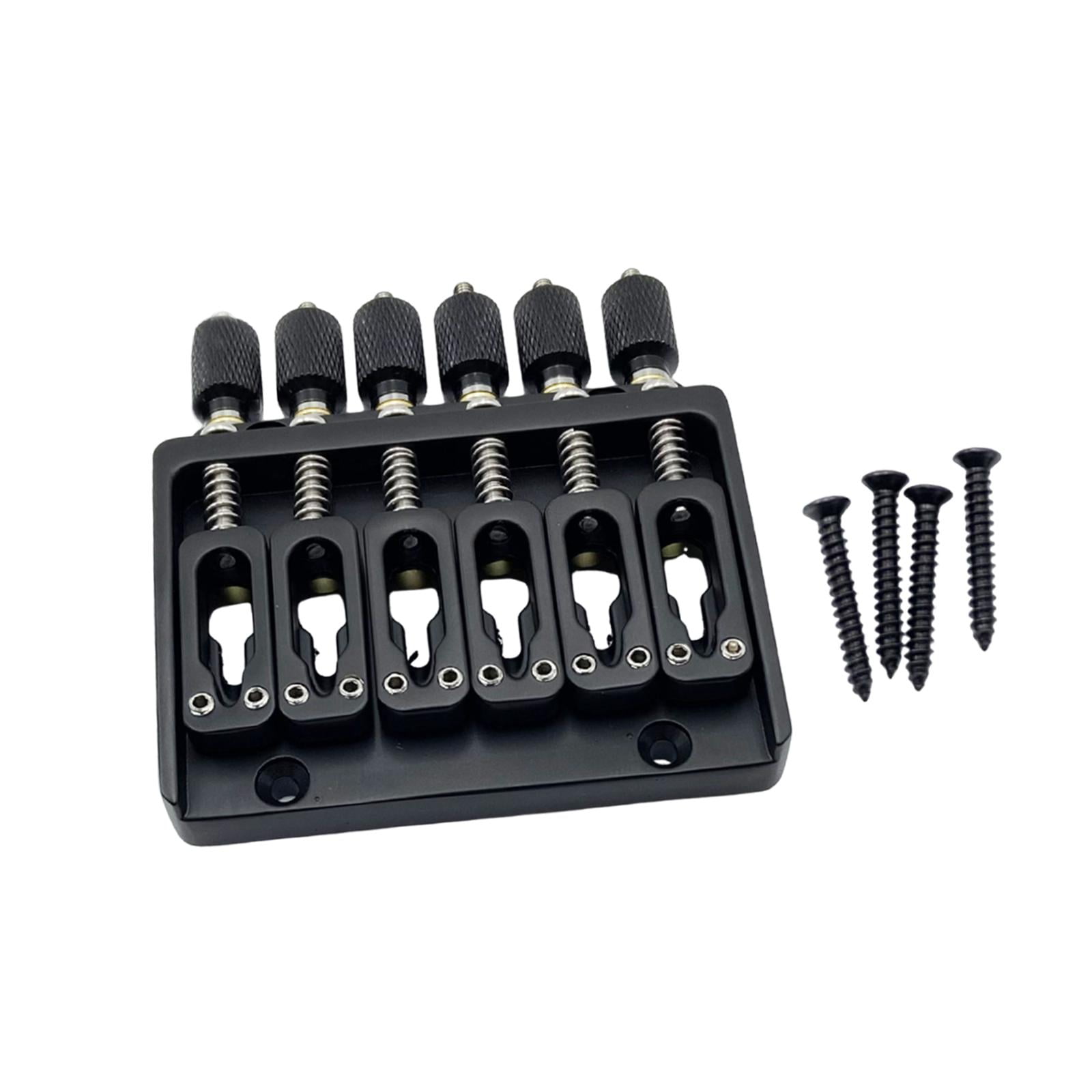Headless Electric Guitar Bridge Replacement Part Zinc Alloy Plate Compact Size for Modern Guitarists