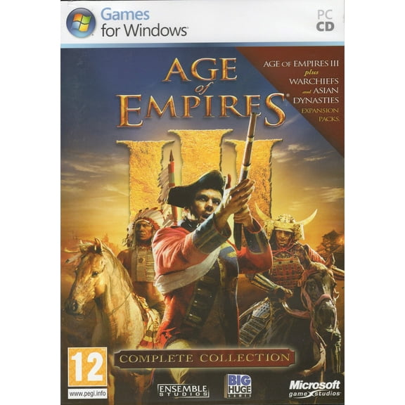 SPECIAL Age of Empires III Complete Collection - PC Games - Includes Age of Empires III, Warchiefs & Asian Dynasties Expansion Packs