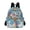 Colorful Spots Giraffe and Rainbow, variant on JIALIOU Mini Backpack Purse for Women Quilted Casual Daypack Small Travel Shoulder Bag, Birds Play in Forest