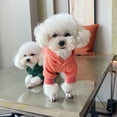 thumbnail image 3 of Adorable Dog Sweatshirt with Waffle Plaid Texture Keep Warm and Stylish Pet Hoodie Costume - Ideal for Autumn Comfort, 3 of 8