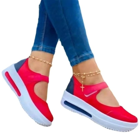 

Womens Flat Shoes Sneakers Suitable For Leisure 43 Red