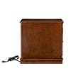 thumbnail image 4 of Pemberley Row MDF Poplar Wood Hazelnut Brown End Table Rectangular Hidden Storage 24"W x 12"D Fully Assembled, 4 of 19