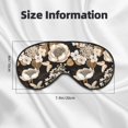 thumbnail image 4 of Disketp Retro Hydrangeas Print Sleep Mask-Eye Mask for Sleeping,Comfortable & Super Soft Eye Mask with Adjustable Strap,Travel Eye Mask, 4 of 7