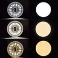 thumbnail image 3 of Depuley 13 Inch 24W Modern Dimmable LED Flush Mount Ceiling Light with Remote, Round Close to Ceiling Lights for Bedroom/Kitchen/Dining Room Lighting, Timing, 3000K-6000K 3 Light Color Changeable, 3 of 7