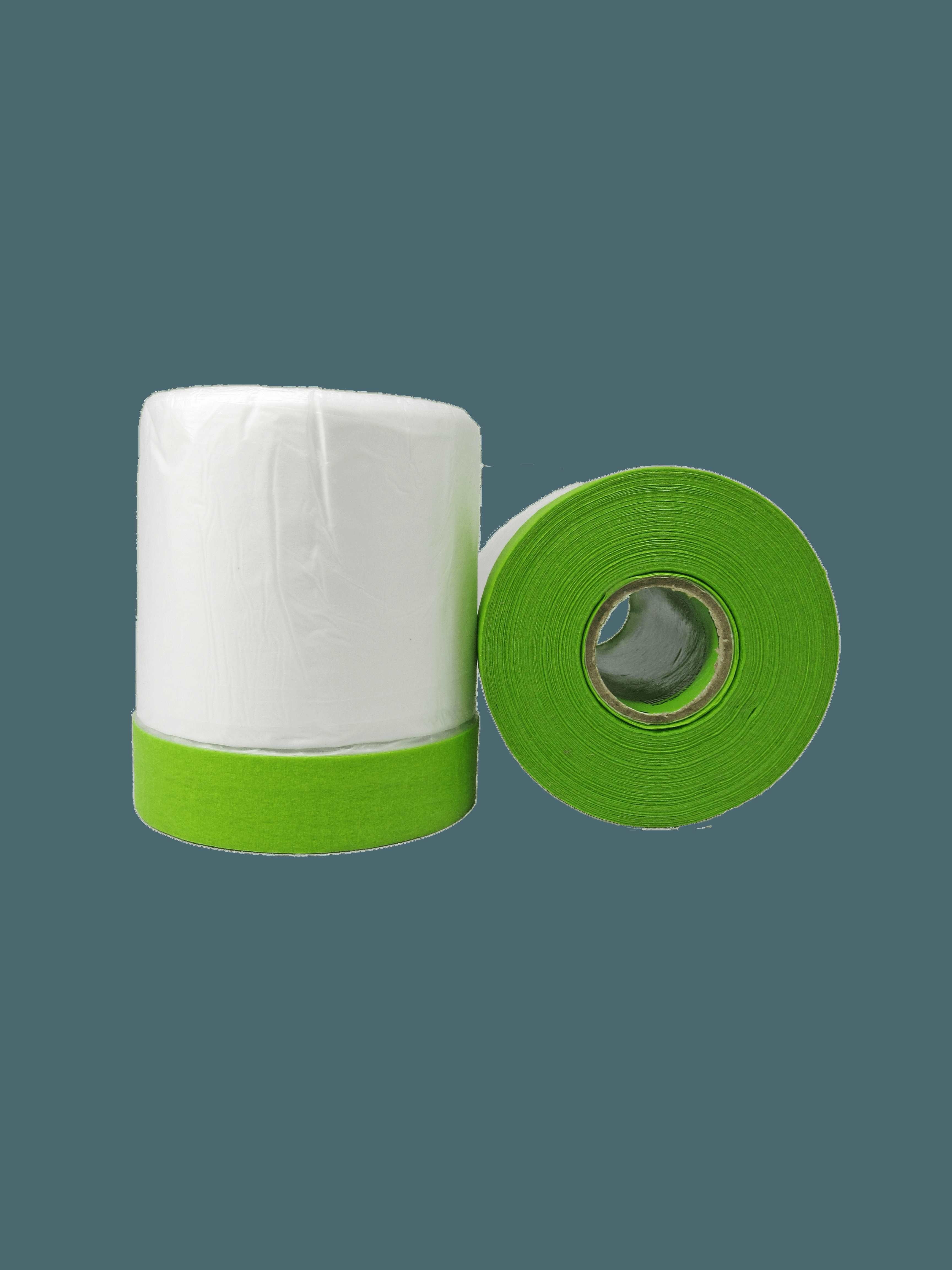 2Piece Set Tape and Drape, Assorted Masking Film Paper for Automotive