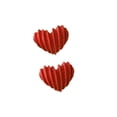 thumbnail image 2 of Pendientes de corazón Jumpingount para mujer joyería pequeño para oreja Rojo AP011606-01, 2 of 6