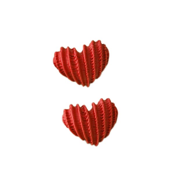 Minnieouse 1 par de pendientes de corazón para mujer, Festival, boda, fecha de compromiso, tienda de trabajo, pequeño para oreja, joyería, Ropa, zapatos y accesorios Miscelánea Rojo Minnieouse AP011606-01