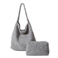 thumbnail image 2 of Bolso Hombro Ndcxsfigh de Fieltro Elegante para Mujer Otoño Invierno, 2 of 9