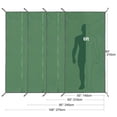 thumbnail image 2 of REDCAMP Waterproof Camping Tarp, Grey/Green 4 in 1 Multifunctional Tent Footprint for Camping, Hiking, Backpacking, 2 of 6