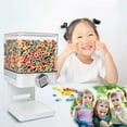thumbnail image 2 of BNNG Cereal Dispenser Cereal Dispenser Food Dispenser Storage Tank Can Place A Variety Of Foods Indispensable Dry Food Dispenser, 2 of 5