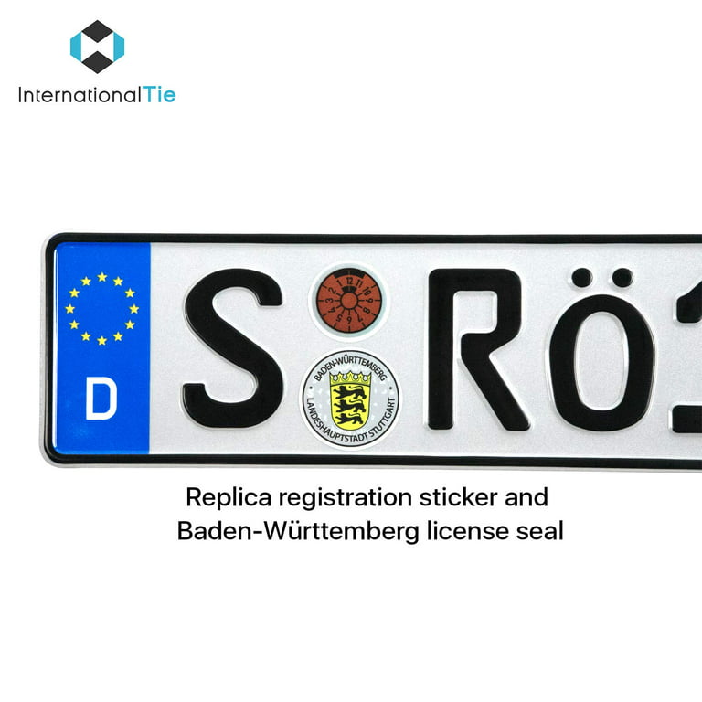 Deutschland License Plate Sticker