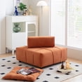 thumbnail image 4 of GymChoice Modular Sectional Sofa Couch, Modern Armless Floor Sofa Couch, Removable Back Single Sofa Chair for Bedroom, Living Room and Sturdy Room, Oversized Seat Free Combination, 4 of 8