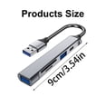 Usb Barcode Spliter USB Splitter Cable Adapter USB C/USB Male to 1xUSB2.0 1xUSB3.0 1xUSB C ...
