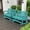 Aruba, variant on SERWALL 2 Person Patio Glider Rocking Chair, Weather-Resistant Swinging Bench for Outdoor Porch Garden