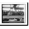 thumbnail image 2 of Historic Framed Print, Secty. & Mrs. Wilbur at ballgame, 5/19/24, 17-7/8" x 21-7/8", 2 of 9