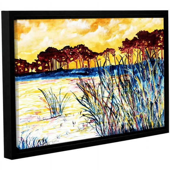 ArtWall Derek Mccrea "Coastal Pines" Gallery-wrapped Floater-framed Canvas