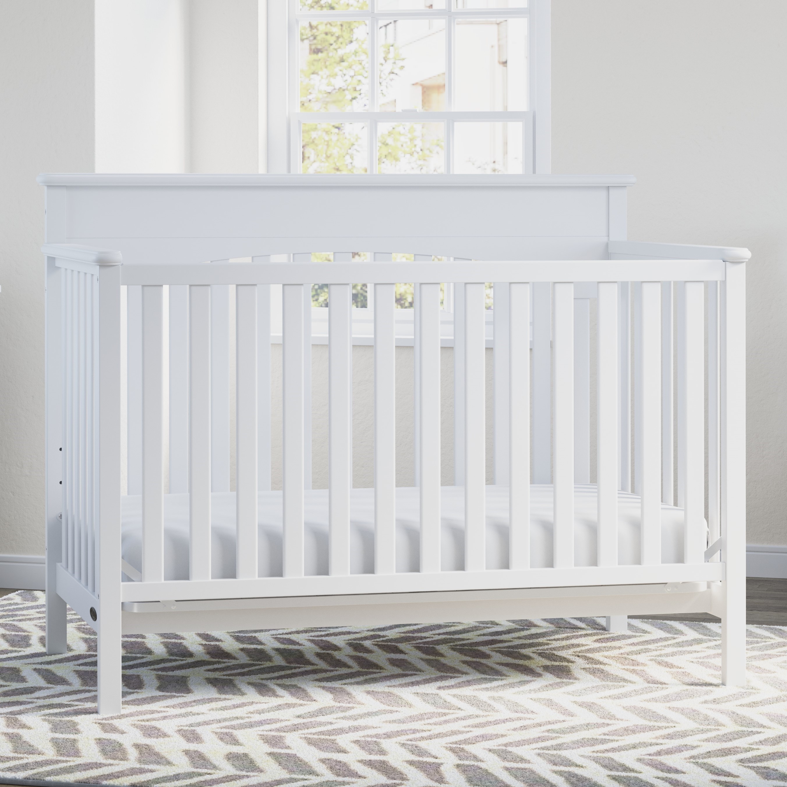 Graco Lauren 5-in-1 Convertible Baby Crib, White - image 3 of 10
