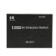 thumbnail image 2 of Interruptor Direccional De Interfaz Multimedia HD 8K 4K 1080P 1 En 2 Interruptor Bidireccional De Salida 48Gbps Aleación De Aluminio Para PC Para Consola De Juegos, 2 of 8