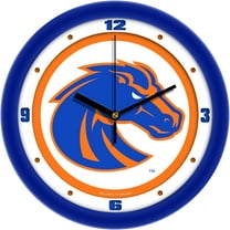 Boise State Broncos 11.5'' Suntime Premium Glass Face Traditional Logo Wall Clock
