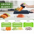 thumbnail image 6 of 14 In 1 Fruit Vegetable Slicer Cutter Food Onion Veggie Dicer Chopper Kitchen, 6 of 6