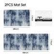 thumbnail image 2 of Kitchen Mat Set of 2 Non Slip Washable Waterproof Kitchen Rugs 17"x28" + 17"x48", Modern Floor Mats for Sink, Laundry Room & Entryway, 2 of 8