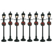 Lemax 1Pack Village Gas Lantern Street Lamp - Set of 8
