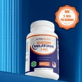 thumbnail image 5 of Vitamatic Melatonin 5mg Tablets | Vegetarian, Non-GMO, Gluten Free | 1 Year Supply | Natural Berry Flavor - 365 Tablets, 5 of 12
