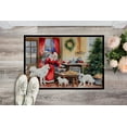 thumbnail image 2 of Carolines Treasures DAC3878JMAT 24 x 36 in.  Samoyed Christmas Cookies Doormat, 2 of 5