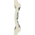 thumbnail image 3 of Ekena Millwork 3 7/8"H x 3/4"P x 94 1/2"L, (4 1/8" Repeat), Marcella Running Leaf Chair Rail (2-Pack), 3 of 6