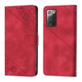 thumbnail image 2 of Compatible with Samsung Galaxy Note 20 Classic Embossed PU Leather Case with Card Holder Shockproof Cover, 2 of 5