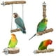 thumbnail image 3 of ColoMX 4 Uds perchas de madera para pájaros soporte de percha para loros de madera perchas para jaula de pájaros para periquitos cacatúas accesorios para pájaros para jaulas, 3 of 8