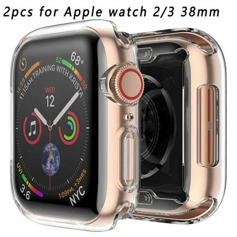 2pcs Protective Cover Case For Apple Watch Series 5 4 3 2 38 42mm