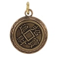 thumbnail image 2 of Llavero Decoración Moneda De Latón,Llavero Colgante Latón Llaveros De Latón Feng Shui Moneda Llaveros Multifuncional, 2 of 8