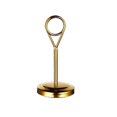 thumbnail image 2 of Baohd Contemporary Table Number Holder Photo Stand for Trendy Hotel Settings Gold 10cm 1Set, 2 of 6