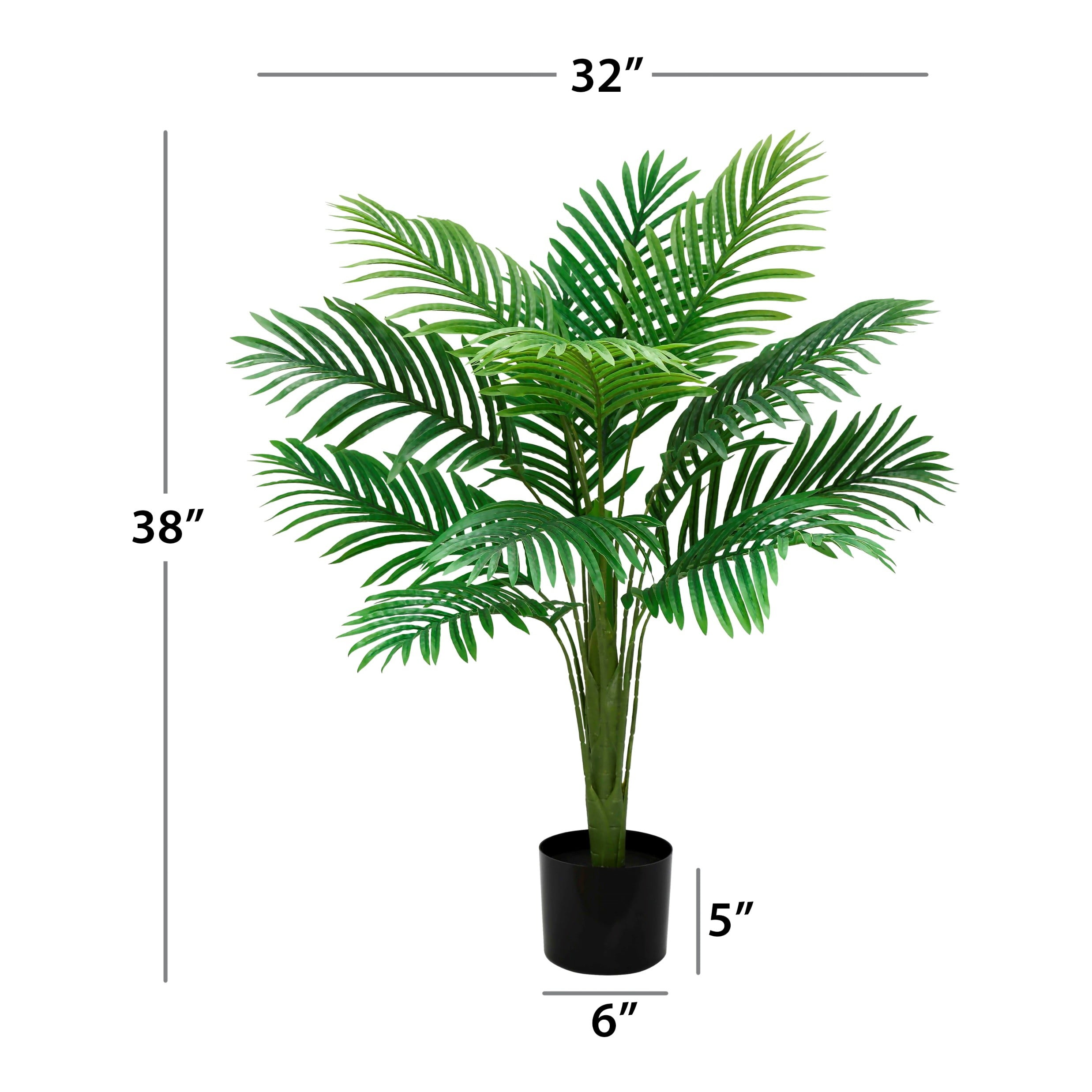 Mainstays Artificial Areca Palm Tree Pot