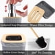 thumbnail image 2 of Xiao Hua Juego de accesorios de baño - Juego de baño, juego de accesorios de baño de 6 piezas - Negro, 2 of 3