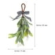 thumbnail image 4 of Muérdago artificial Pick con bayas blancas Fake Christmas Colgando de la Navidad Mutetoe Ramas, 4 of 7