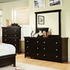 Furniture of America Cullen Inspired 6 Drawer Dresser - Espresso