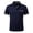 Navy, variant on Mens Polo Shirts Summer Leopard Print Short Sleeved Collared Tops Mens Shirt S-2Xl