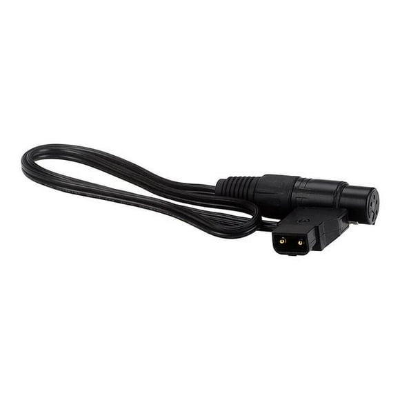 Fotodiox Cable-C3-FXLR-DTAP 21 in. Power Adapter Cable for 2-Pin D-Tap Male to 4-Pin XLR Female
